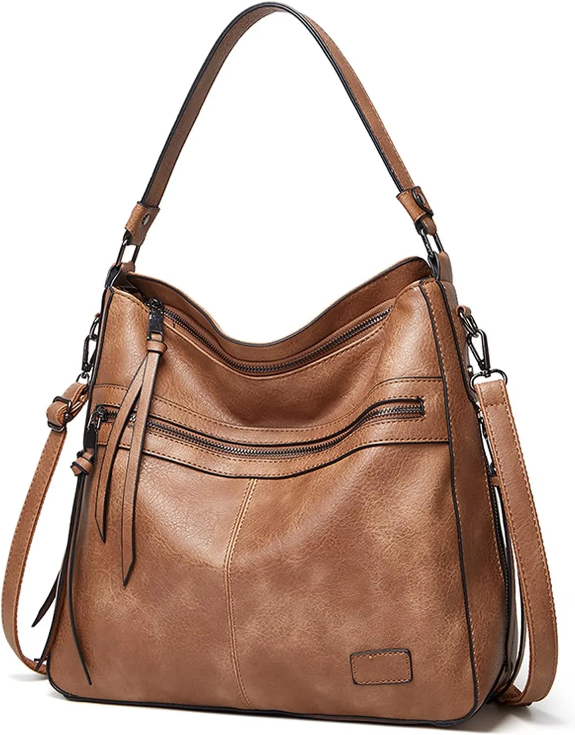 Vintage Handbag Women Hobo Top-handle Tote Bags Ladies Shoulder Bucket