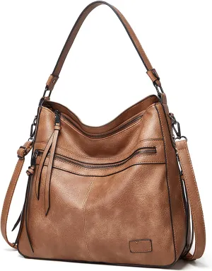 Vintage Handbag Women Hobo Top-handle Tote Bags Ladies Shoulder Bucket