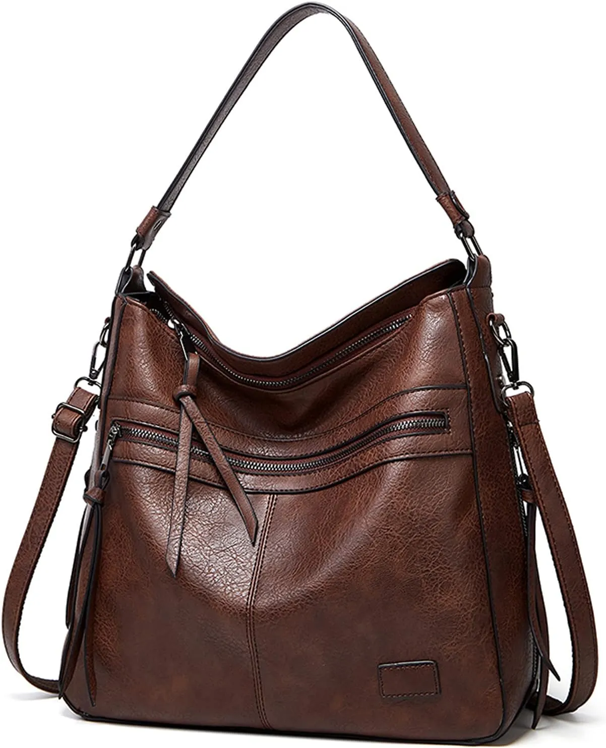 Vintage Handbag Women Hobo Top-handle Tote Bags Ladies Shoulder Bucket