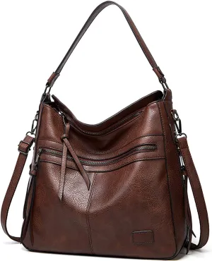Vintage Handbag Women Hobo Top-handle Tote Bags Ladies Shoulder Bucket
