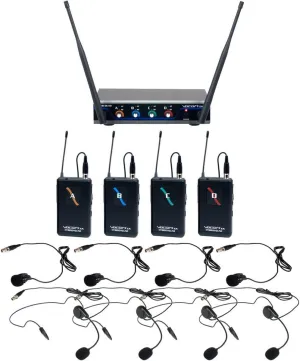 VocoPro Digital-Quad-B4 - Four Channel Wireless, Black