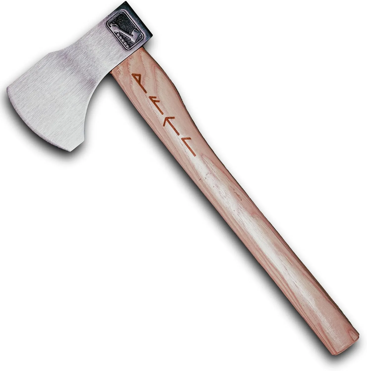 WATL Ragnar Throwing Axe: World Axe Throwing League Premium Competition Throwing Axe with Throwing Hatchet Nylon Sheath and Nordic Engraved Hickory Wooden Handle