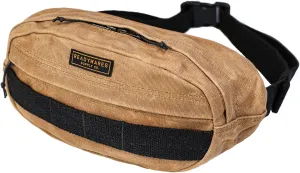 Waxed Canvas Sling, Large Fanny Pack, Outdoor Sport Hiking Travel Belt Bag, Waist Bag for Men, Large Fanny Packs for Women, Fanny Pack for Men