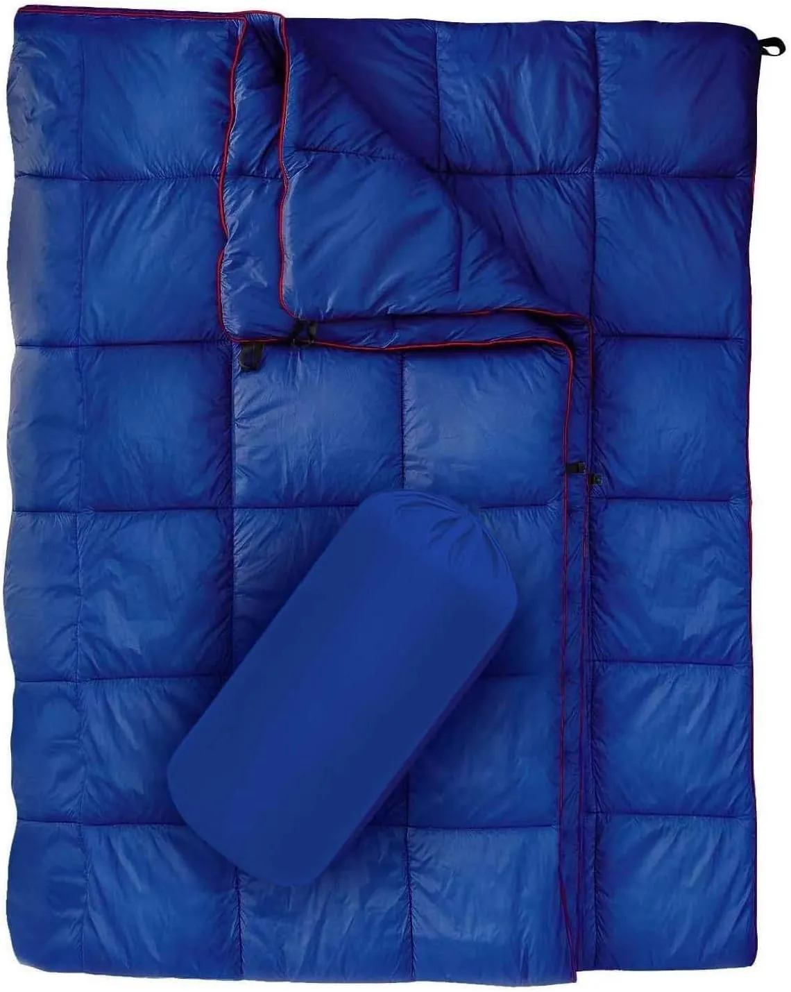 Wearable Adult Sleeping Bag, Multi-Functional Outdoor Travel Hiking Camping Blanket, Nylon Dampproof Mat Combination Set