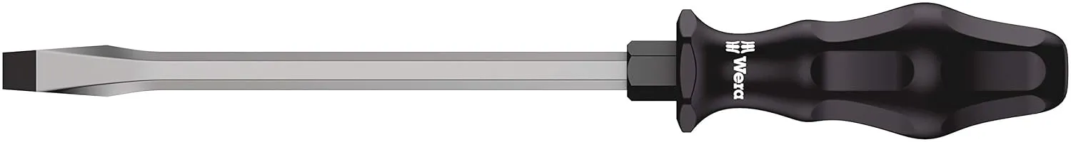 Wera 05018272001 Kraftform Plus 932 A Slotted Screwdriver, 12mm Head, 8" Blade Length