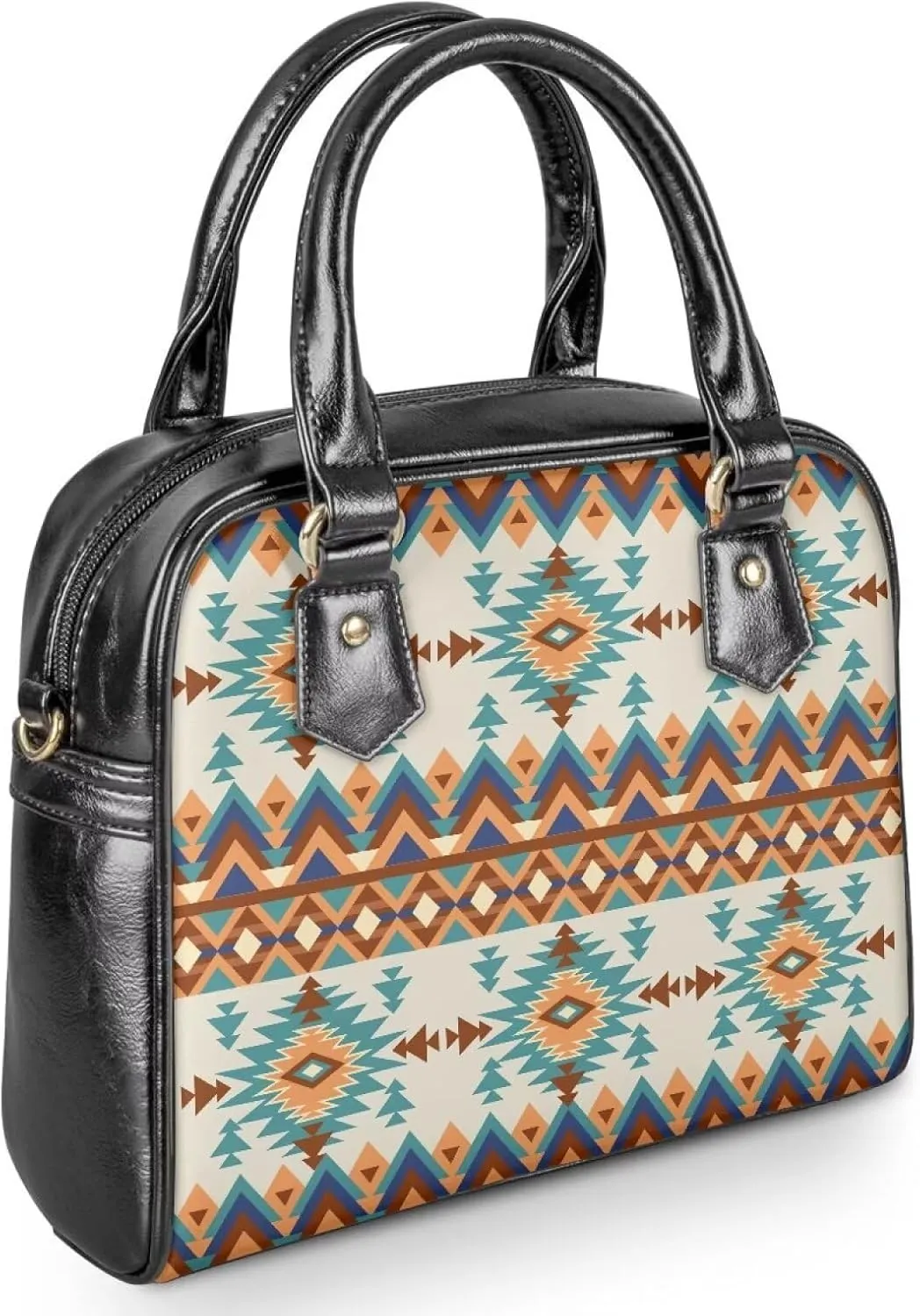 Western Handbags for Women Crossbody Tote Purse Leather Top Handle Bags for Travel Shopping Work