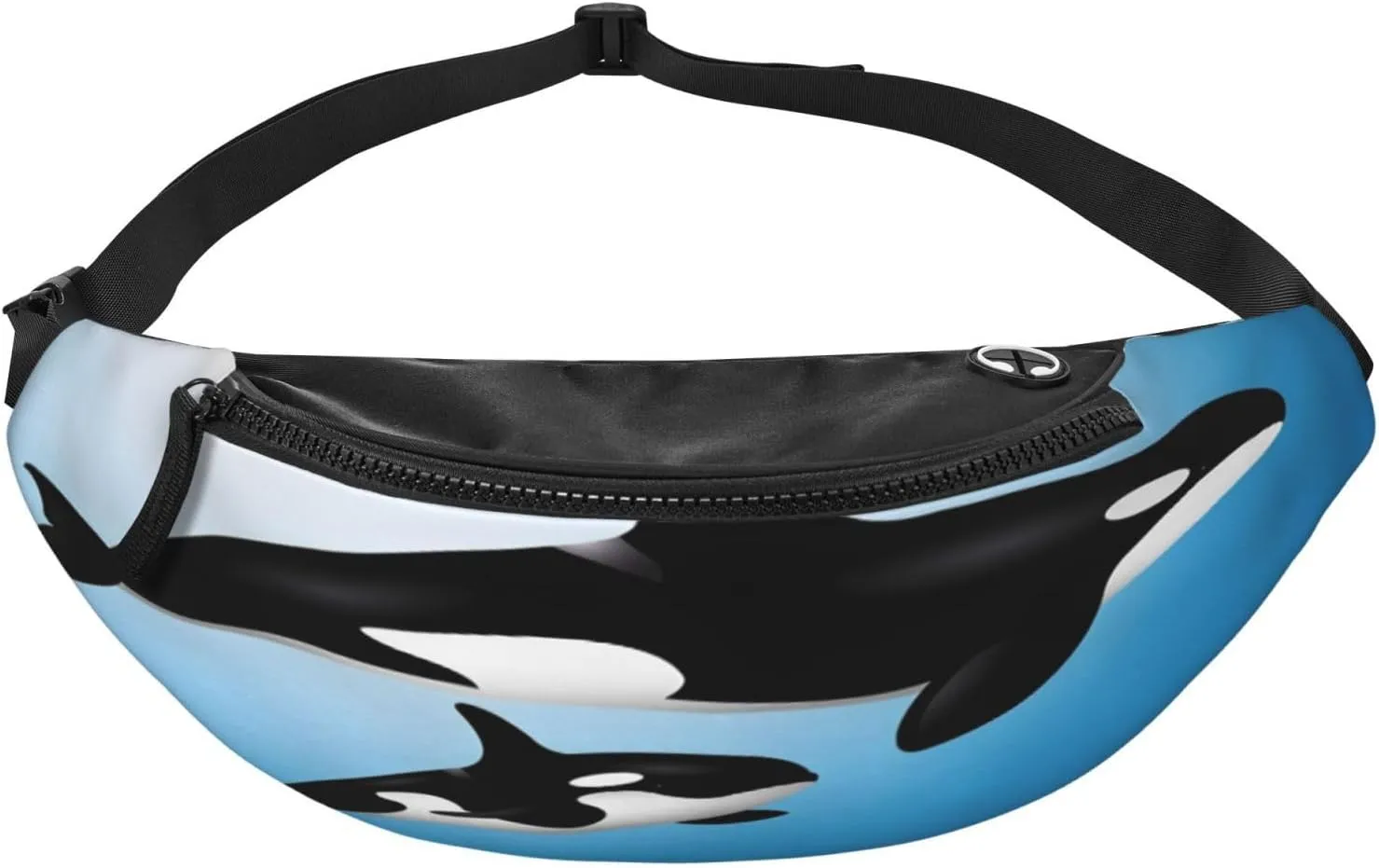 Whale 63 Fanny Pack, Crossbody Waist Packs for Women Men Waist Bags with Adjustable Strap for Travel Running Hiking Sport