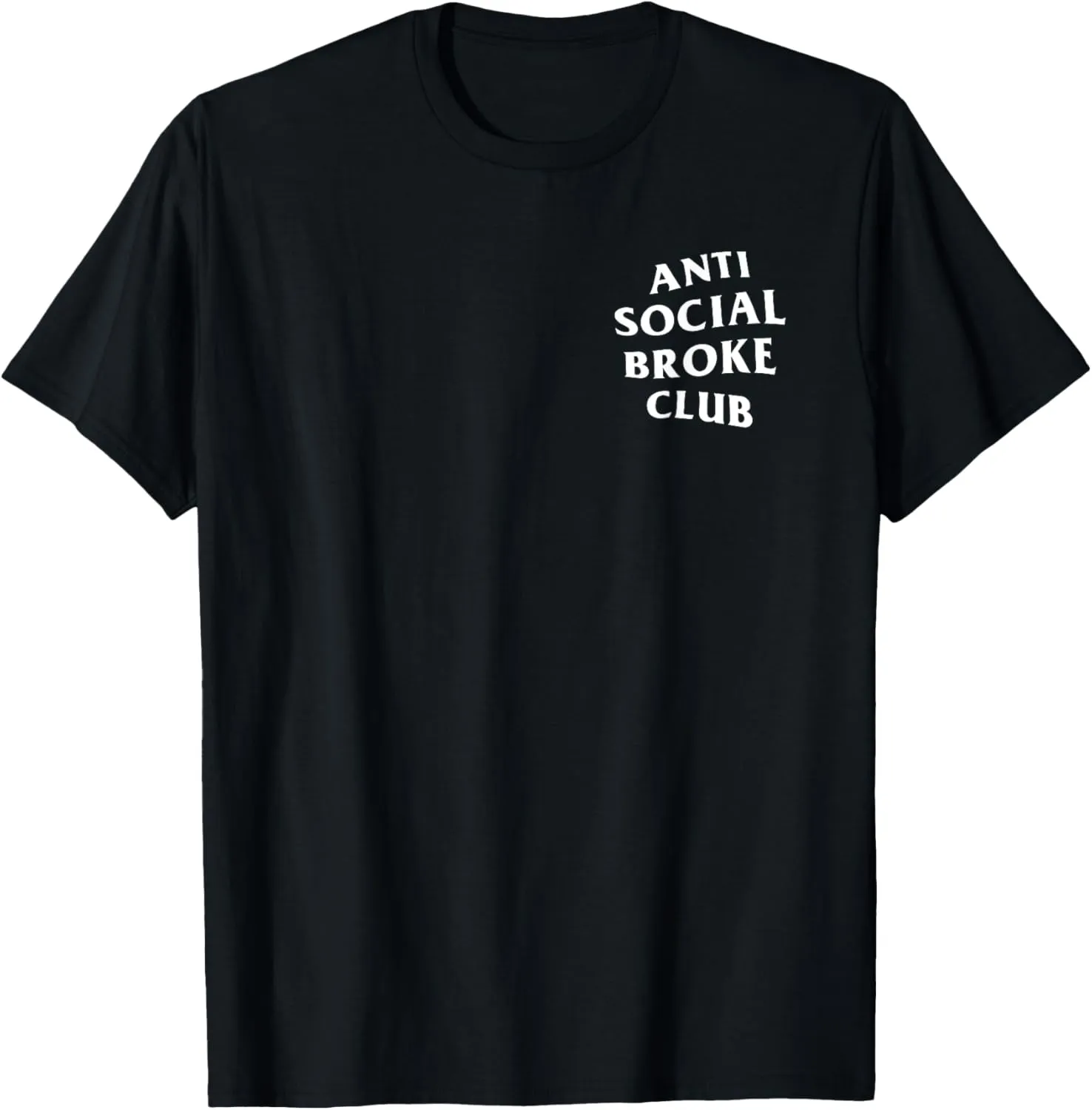 White Logo (Front   Back Printed) T-Shirt