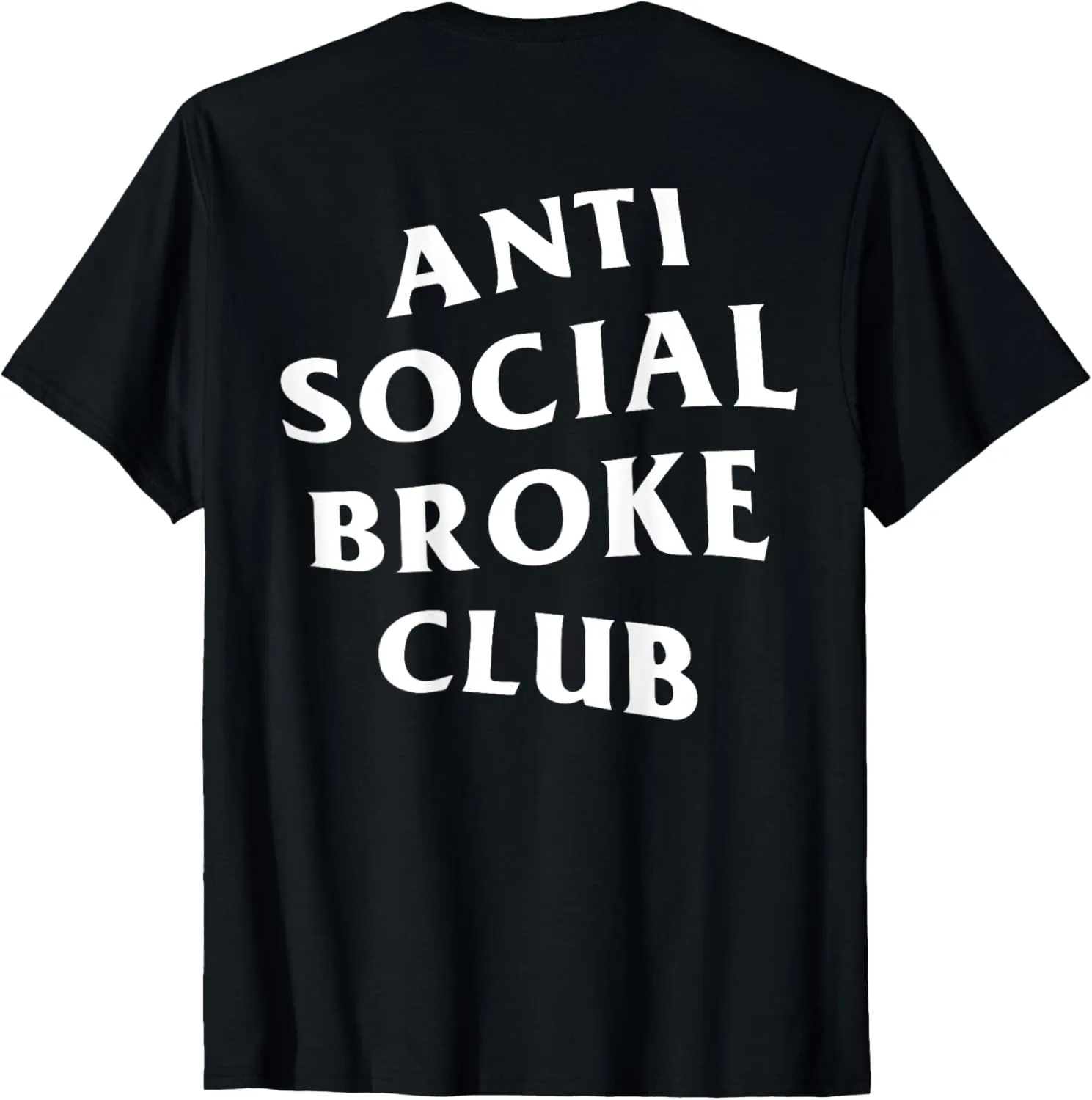 White Logo (Front   Back Printed) T-Shirt
