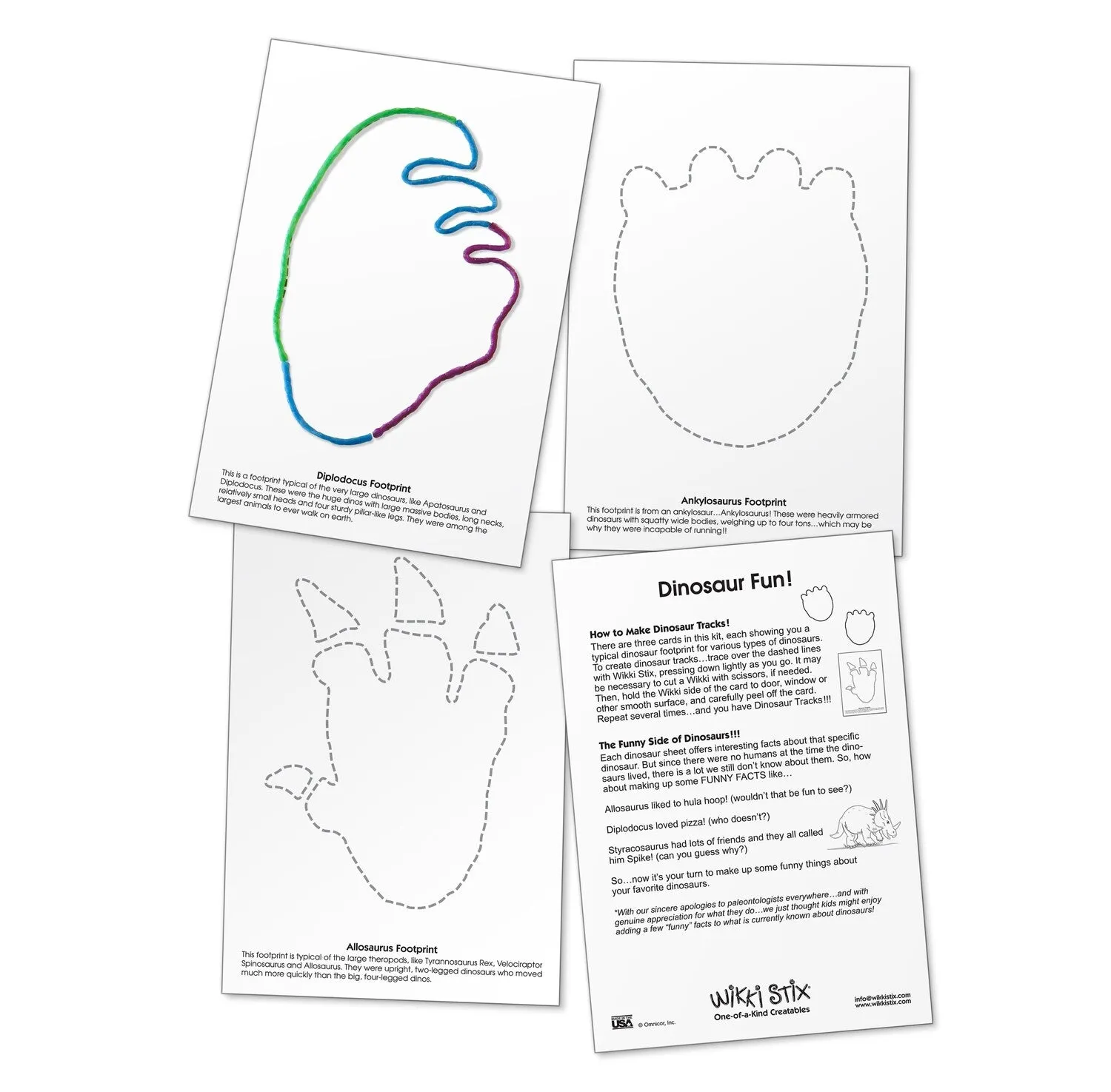 Wikki Stix - Dinosaur Fun Pack