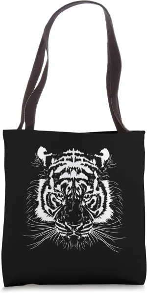 wild Tiger Head Tote Bag