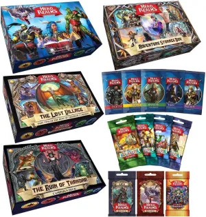 Wise Wizard Games Complete Bundle: Base Game, Character Packs, Boss Decks, Ruins of Thandar, Ancestry, Journeys, The Lost Village and Storage Box (16 Items)