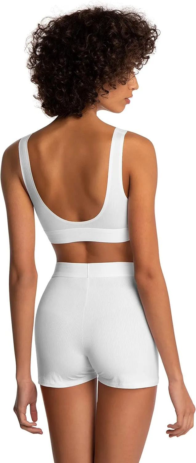 Wolford Beauty Cotton Crop Top Bra for Women