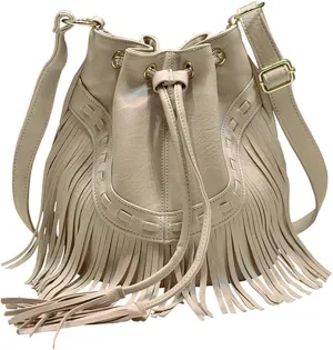 Women Leather Fringe Bucket Bags Hobo Crossbody Tassel Shoulder Bags Purse, Gift for Women