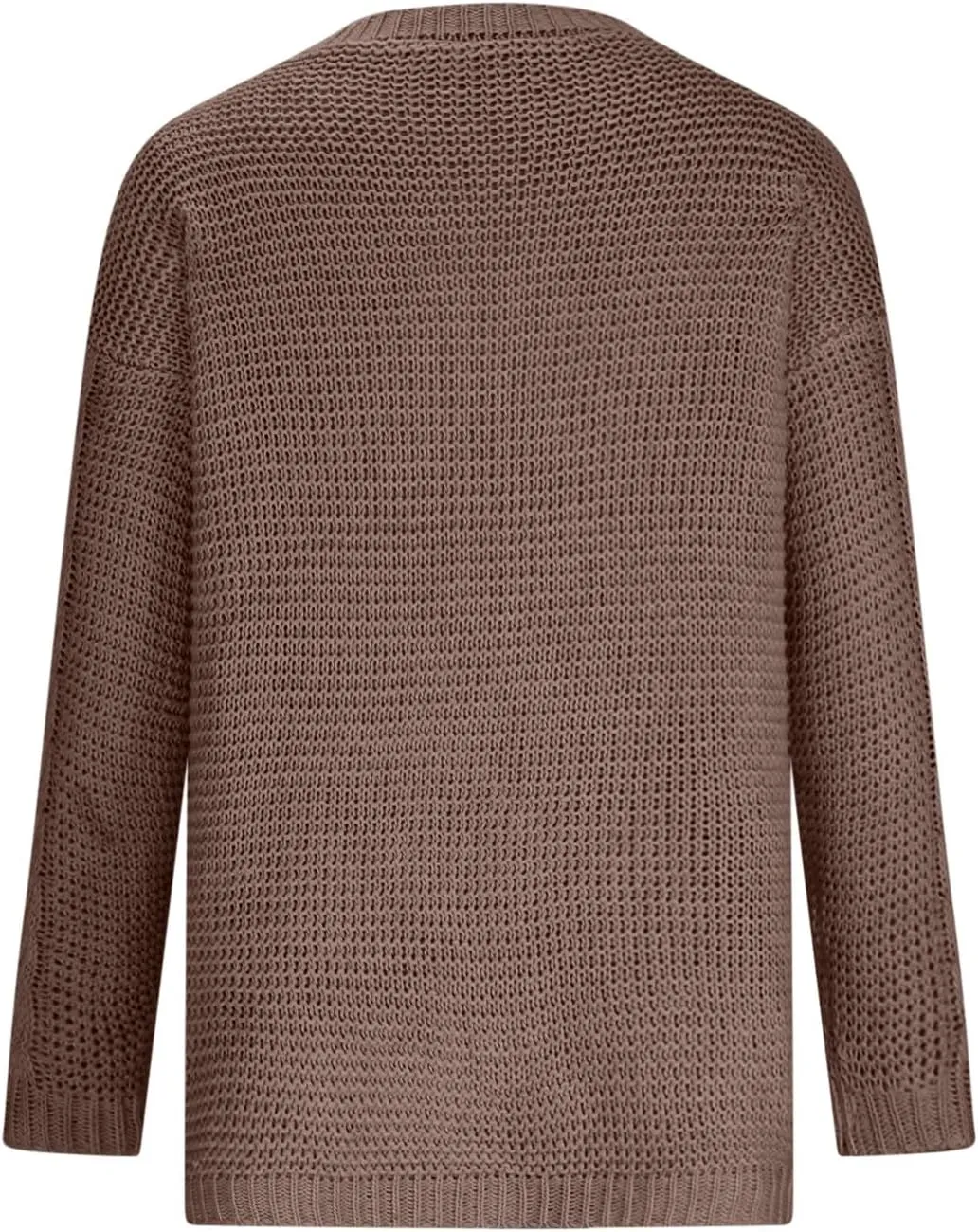 Women Solid Chunky Cable Knit Sweaters Pullover Fall Fashion 2023 Loose Winter Sweaters (Available in Plus Size)