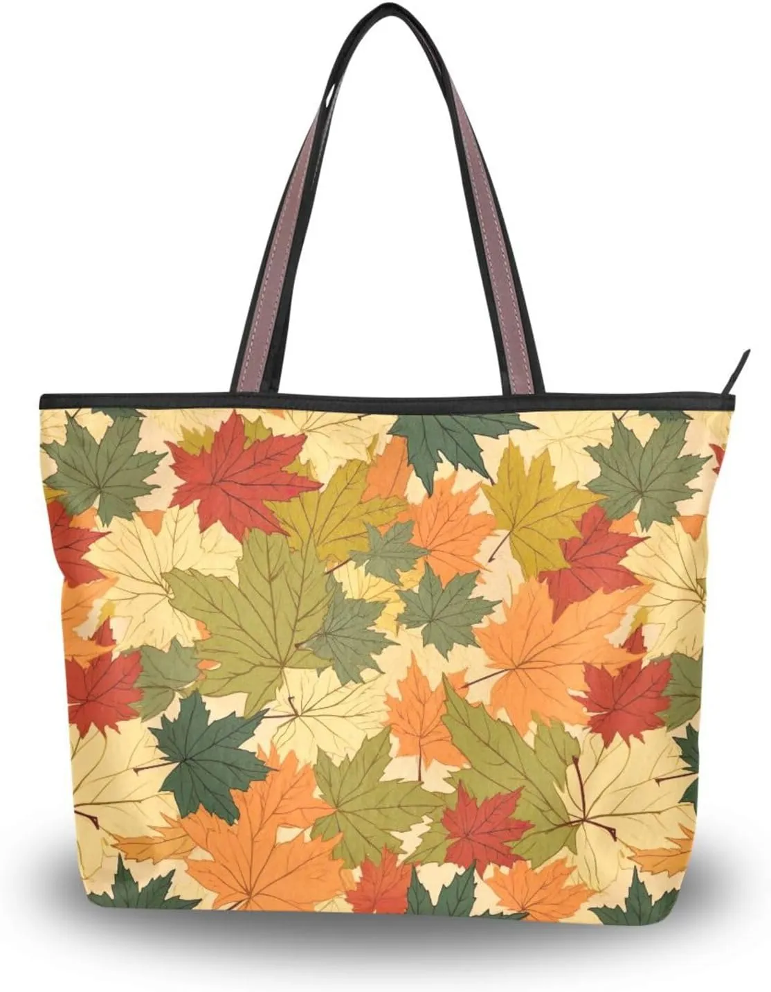 Women Tote Bags Maple Leaves Autumn Fall Top Handle Satchel Handbags Shoulder Bag for Shopping 20849536