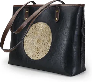 Women Tote Bags Shoulder Purse Ladies Handle Shoulder Handbags Vintage Embossed