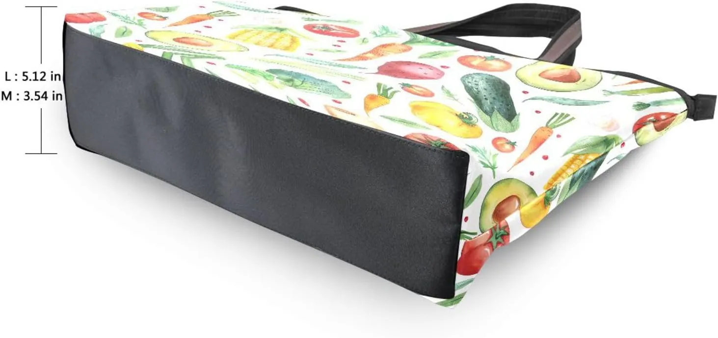 Women Tote Bags Vegetables Corn Carrot Top Handle Satchel Handbags Shoulder Bag for Shopping 20858086