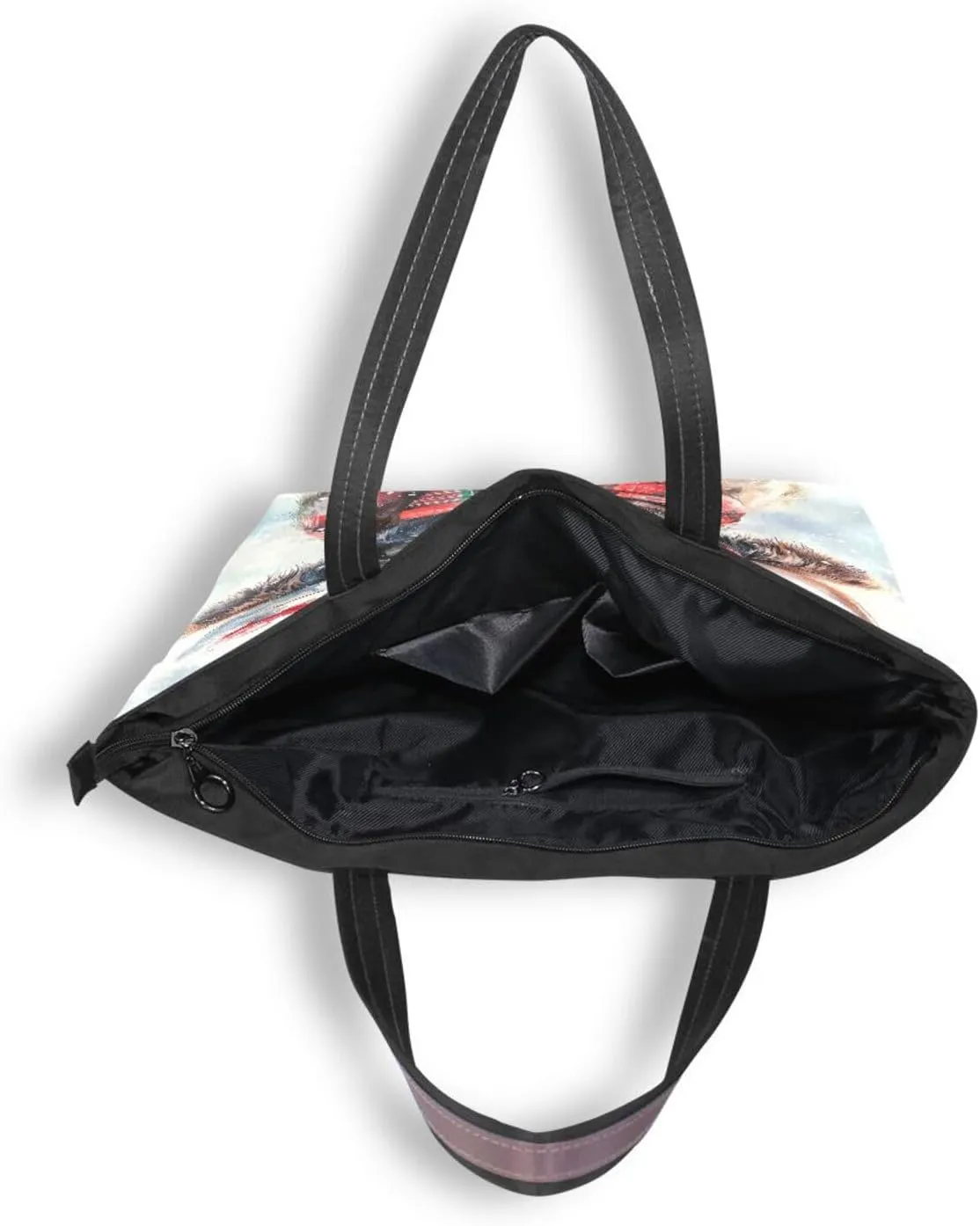 Women Tote Bags Winter Christmas Ox Cow Top Handle Satchel Handbags Shoulder Bag for Shopping L 20858800