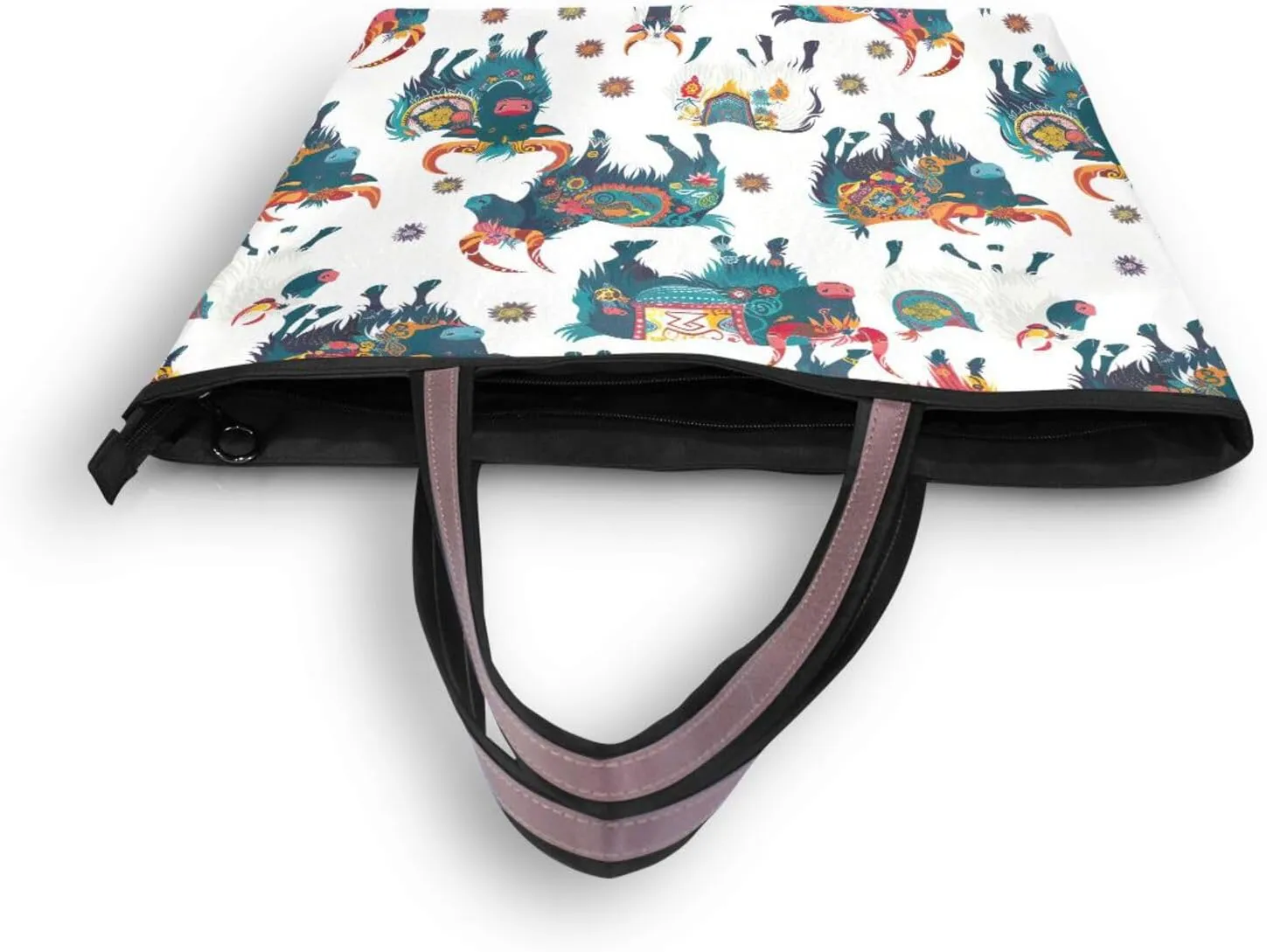 Women Tote Bags Yak Ox Top Handle Satchel Handbags Shoulder Bag for Shopping 20858083