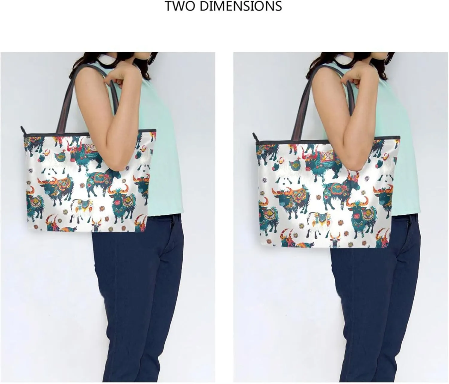 Women Tote Bags Yak Ox Top Handle Satchel Handbags Shoulder Bag for Shopping 20858083