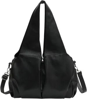 Womens Large Tote Bag Retro Soft PU Leather Handbags Fashion Shoulder Crossbody Bags Top Handle Purse Work Satchel
