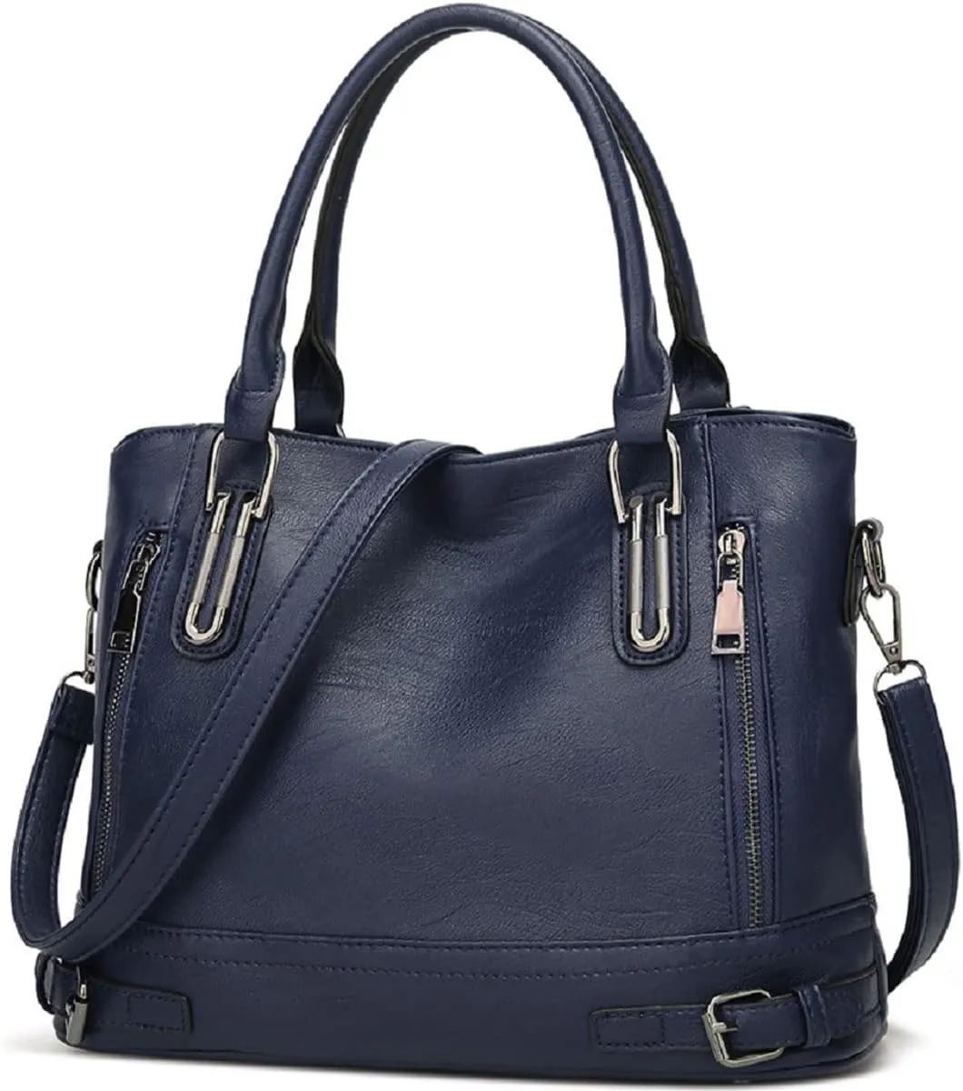 Women’s Leather Shoulder Handbags Crossbody Bags Hobo Totes Top-Handle Bag Satchel and Purse for Ladies