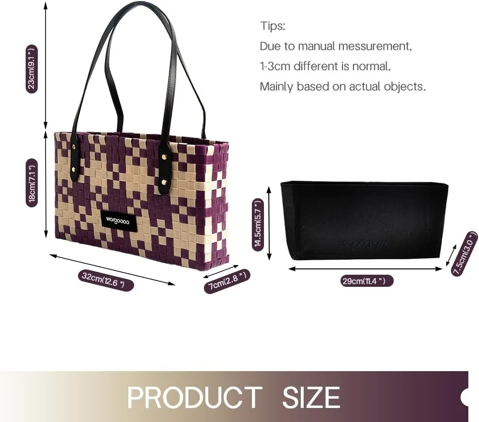 Women's Woven Bag，PP eco-Friendly Bag,Trendy Travel Bag，Handbag，Top-Handle，Shoulder Bags