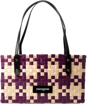 Women's Woven Bag，PP eco-Friendly Bag,Trendy Travel Bag，Handbag，Top-Handle，Shoulder Bags