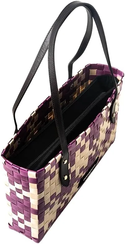 Women's Woven Bag，PP eco-Friendly Bag,Trendy Travel Bag，Handbag，Top-Handle，Shoulder Bags