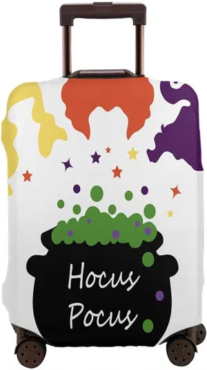 Wondertify Halloween Hocus Poucs Sanderson Sisters Travel Suitcase Protector Elastic Washable Luggage Cover With Concealed Zipper Fits 29-32 Inch
