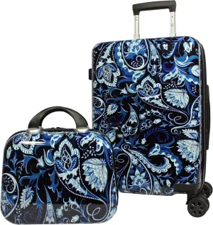 World Traveler Seasons Hardside 2-Piece Carry-On Spinner Luggage Set, Paisley, One_Size