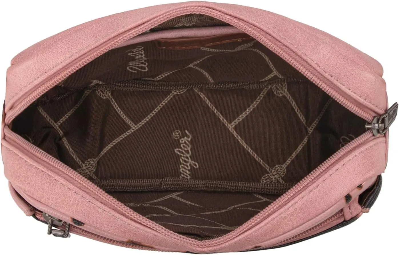 Wrangler Cow Print Waist Pack Western Belt Bag for Women with Adjustable Strap