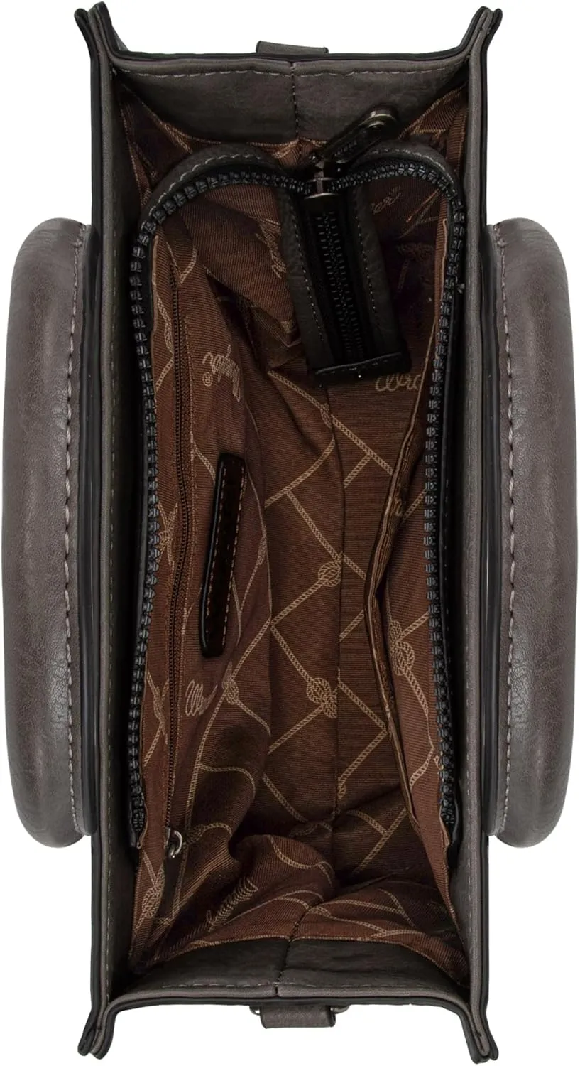 Wrangler Purse for Women Medium Tote Bag Handbags Top-Handle