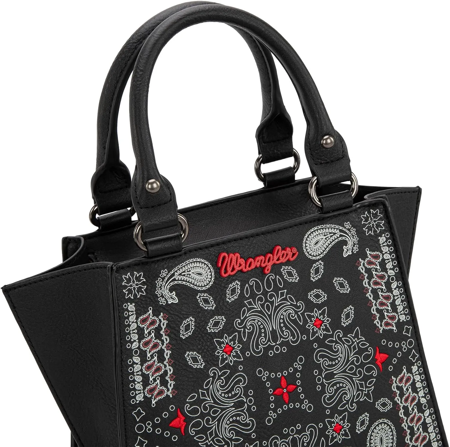 Wrangler Purses for Women, Cute Tote Bags Western Designer Top-handle Handbags