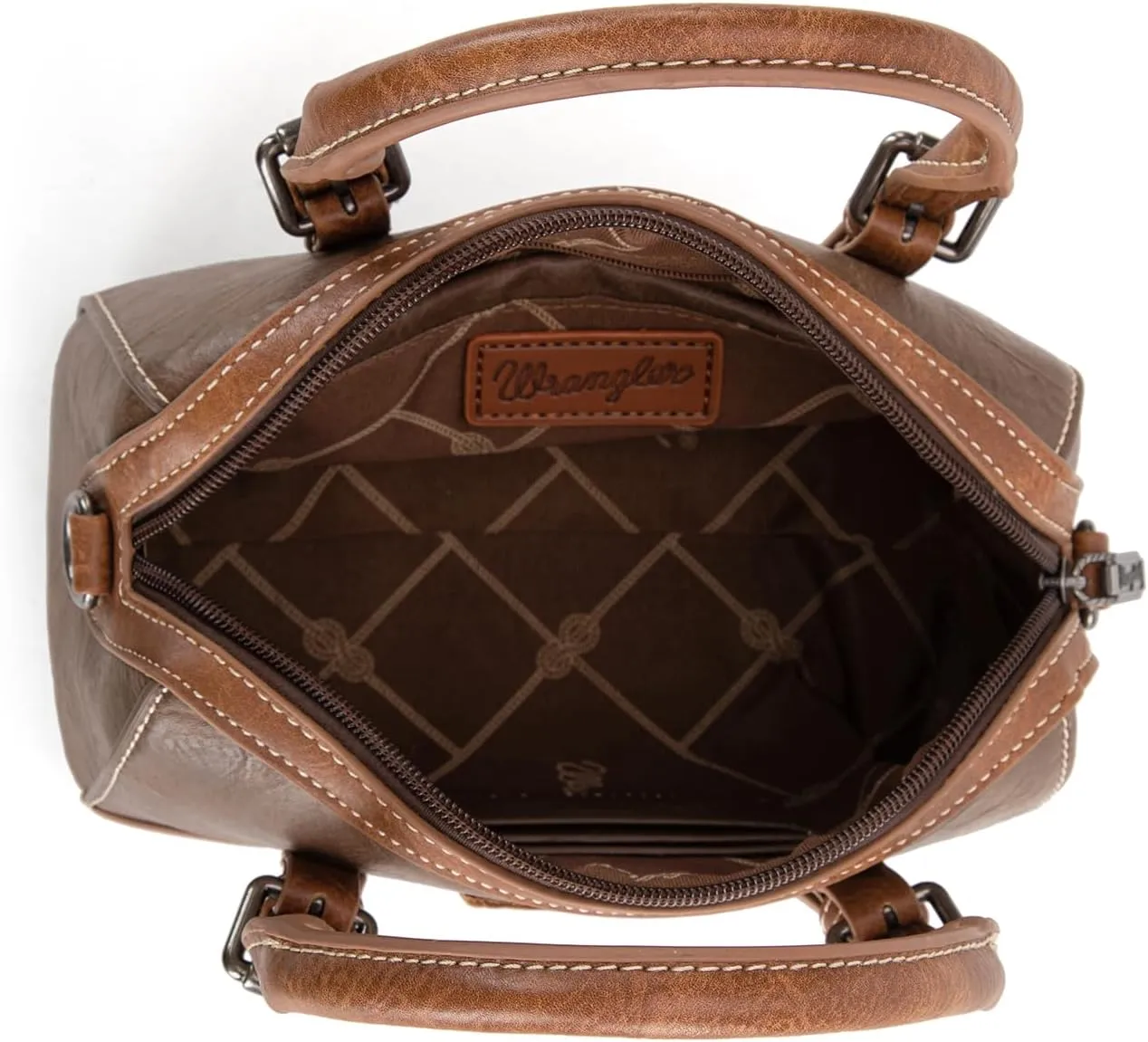 Wrangler Satchel Bags for Women Top-Handle Handbags Cute Crossbody Purses with Strap