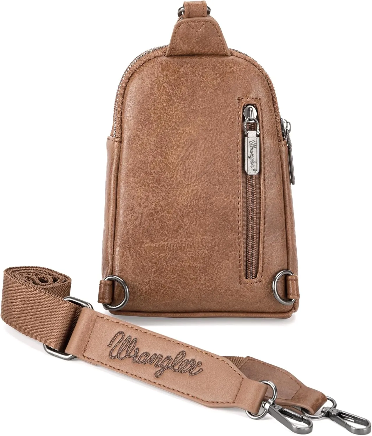Wrangler Small Crossbody Sling Bags for Women Fanny Packs Chest Bag for Travel Gift