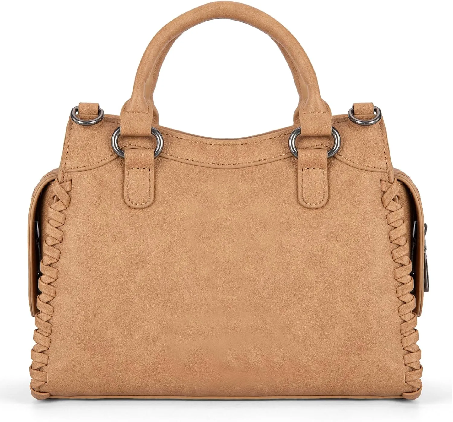 Wrangler Top Handle Bag for Women Woven Satchel Handbag