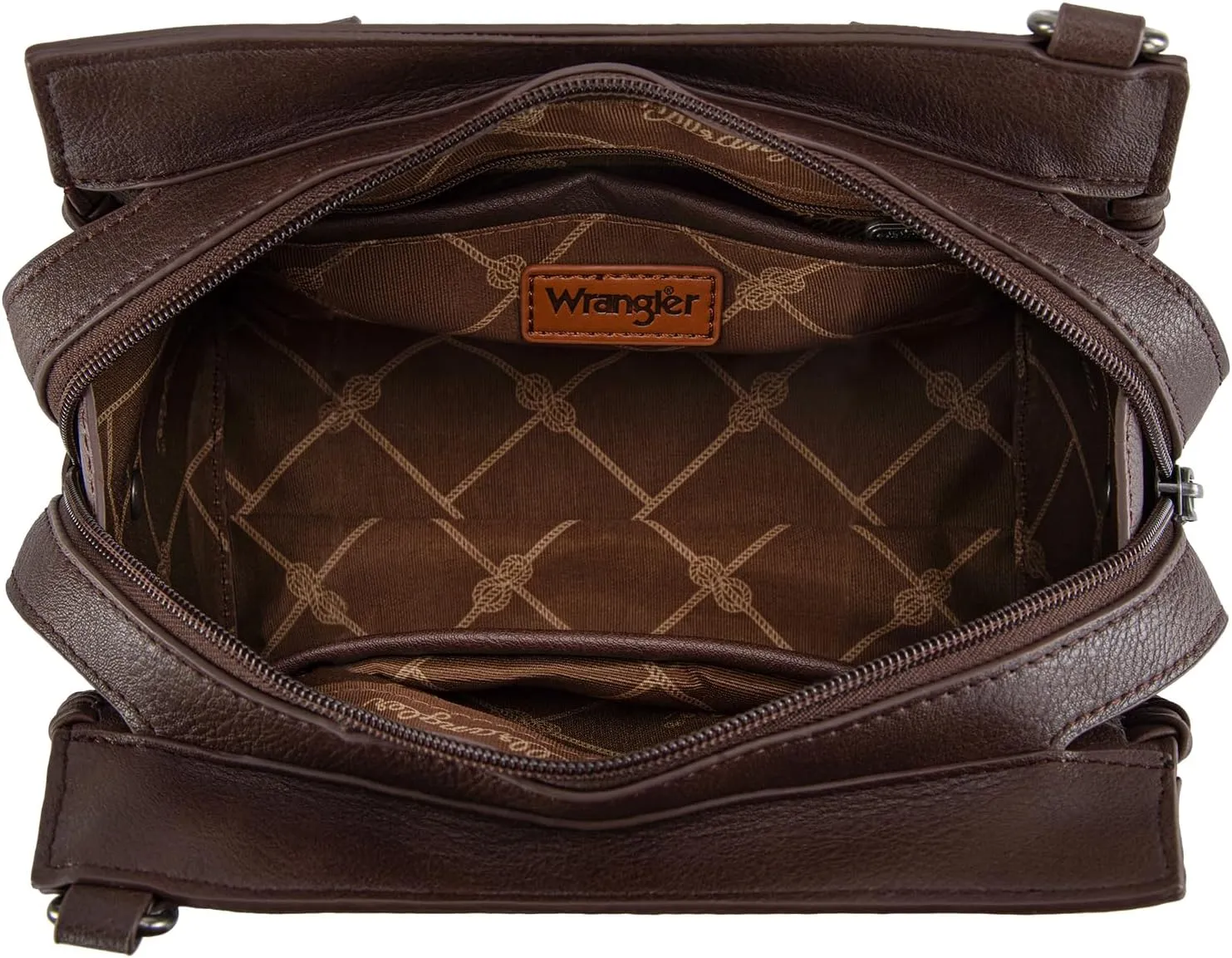 Wrangler Top Handle Bag for Women Woven Satchel Handbag