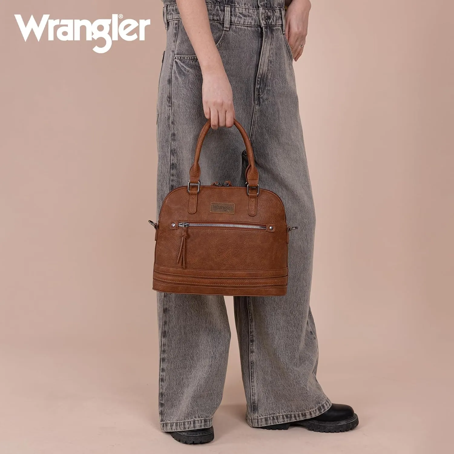 Wrangler Top-Handle Purse for Women Satchel Doctor Handbags