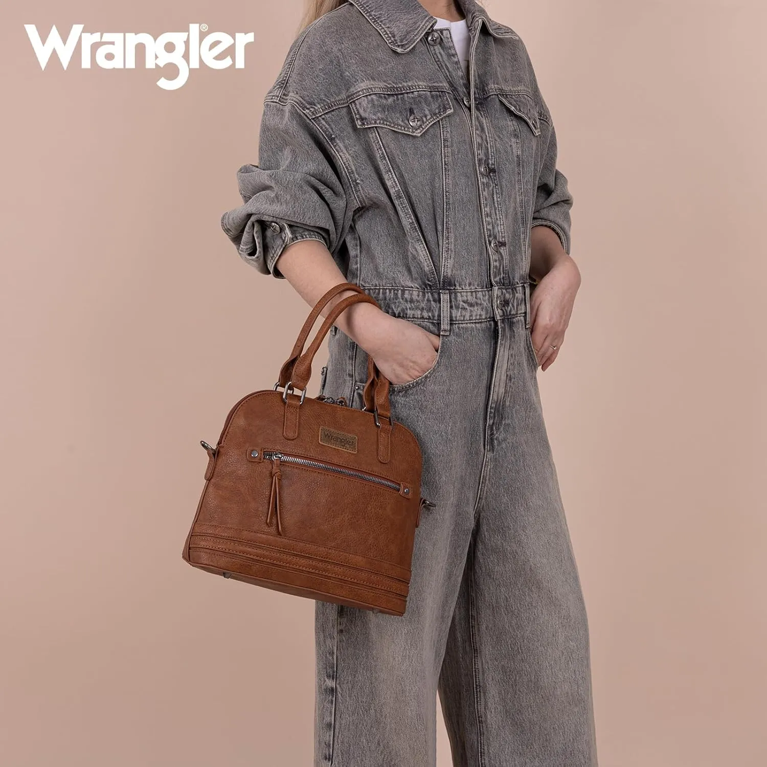 Wrangler Top-Handle Purse for Women Satchel Doctor Handbags