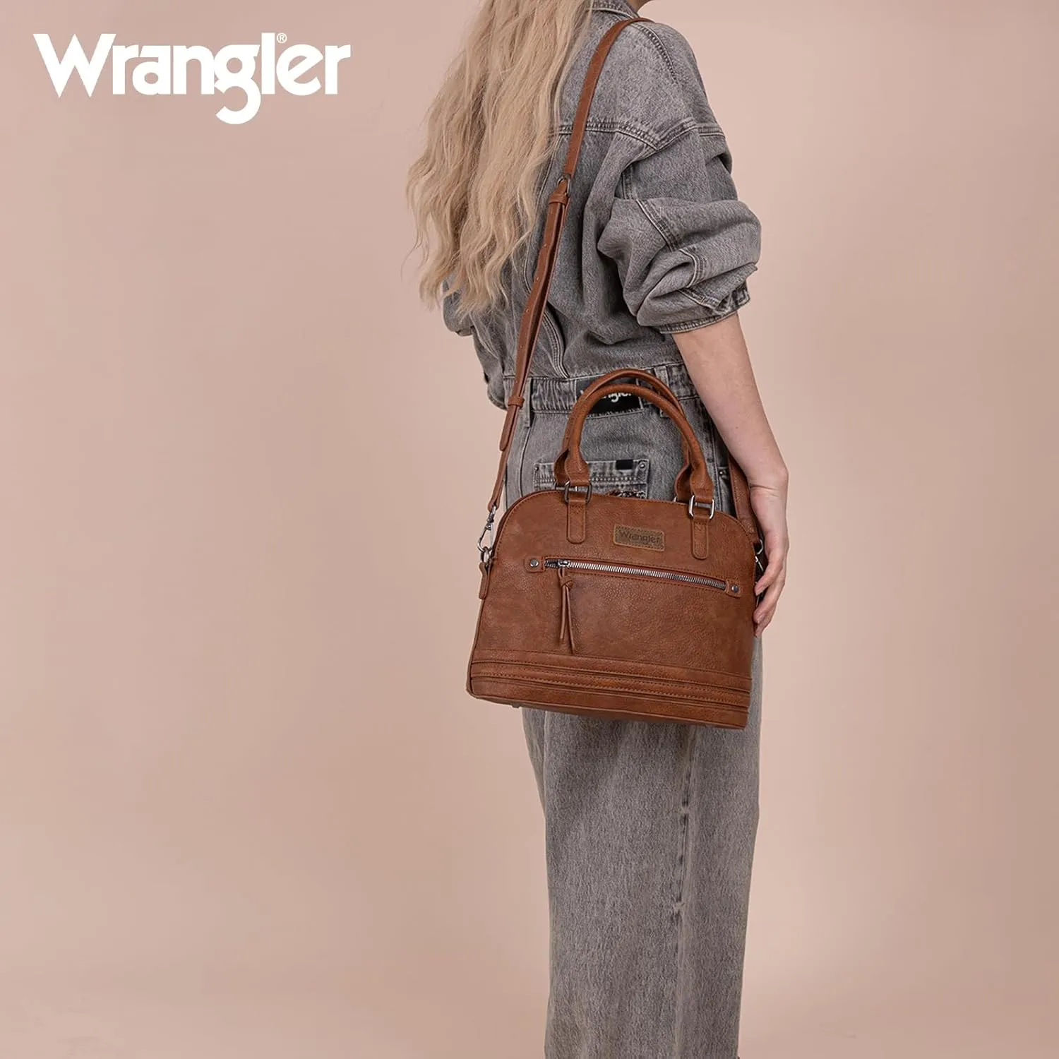 Wrangler Top-Handle Purse for Women Satchel Doctor Handbags