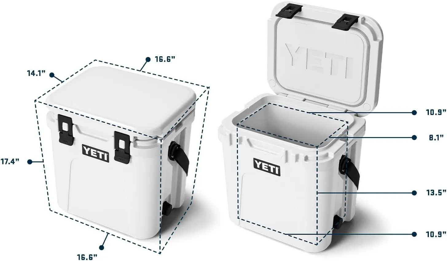 YETI Roadie 24 Hard Cooler with DoubleDuty Shoulder Strap and Drain Plug