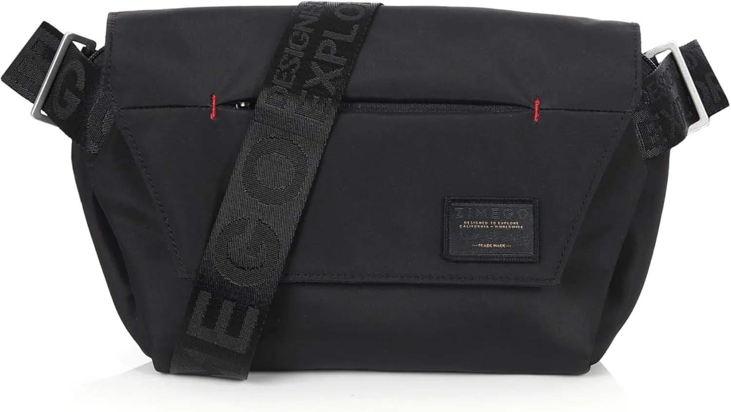 ZIMEGO Tactical Crossbody Sling Bag - Fanny Pack for Travel and Everyday Use, Black