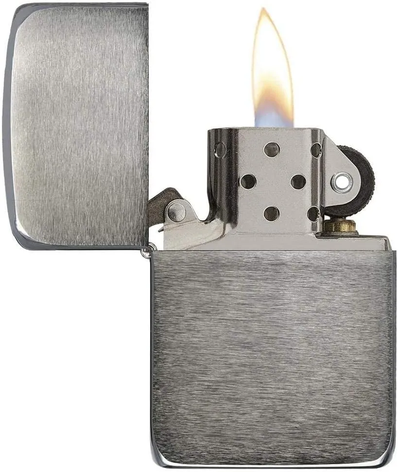 Zippo Lighter - Personalized Message Engraved Customized Black Ice 1941 Replica Original Windproof Lighter 24096