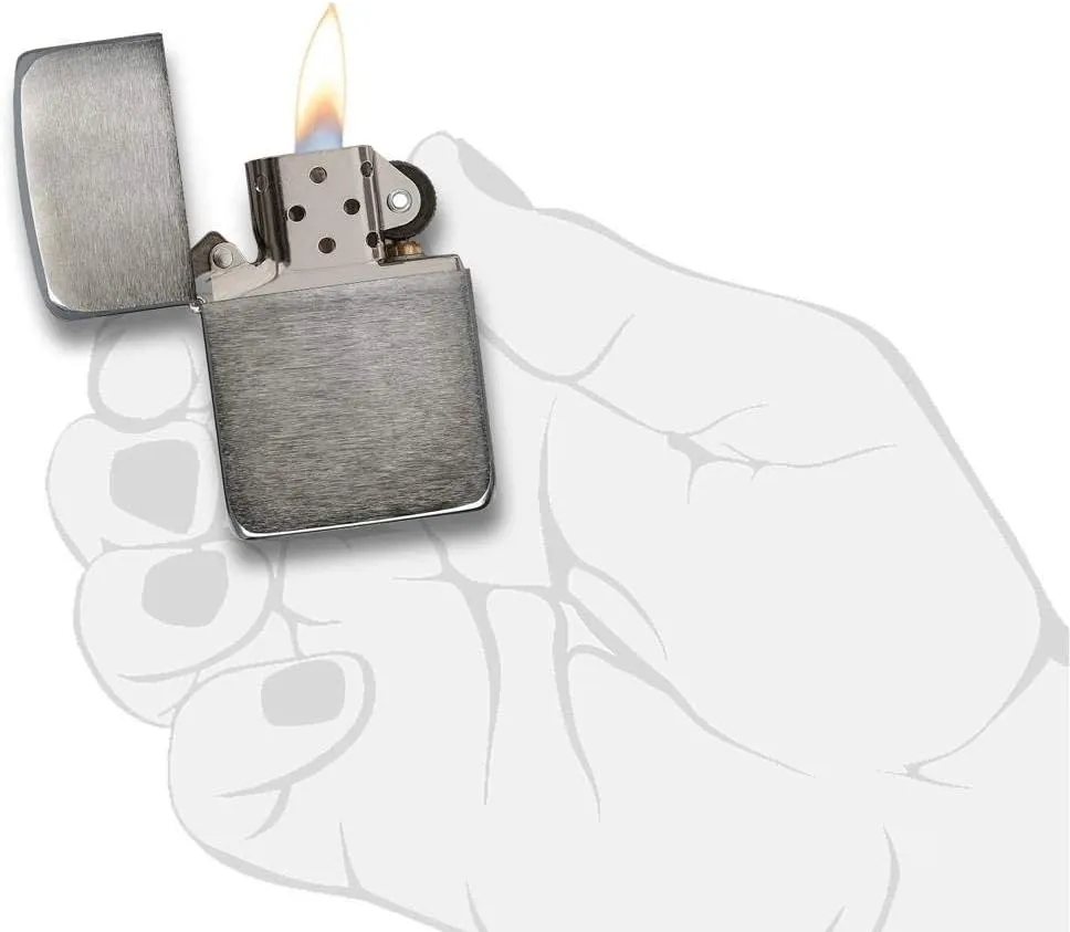 Zippo Lighter - Personalized Message Engraved Customized Black Ice 1941 Replica Original Windproof Lighter 24096